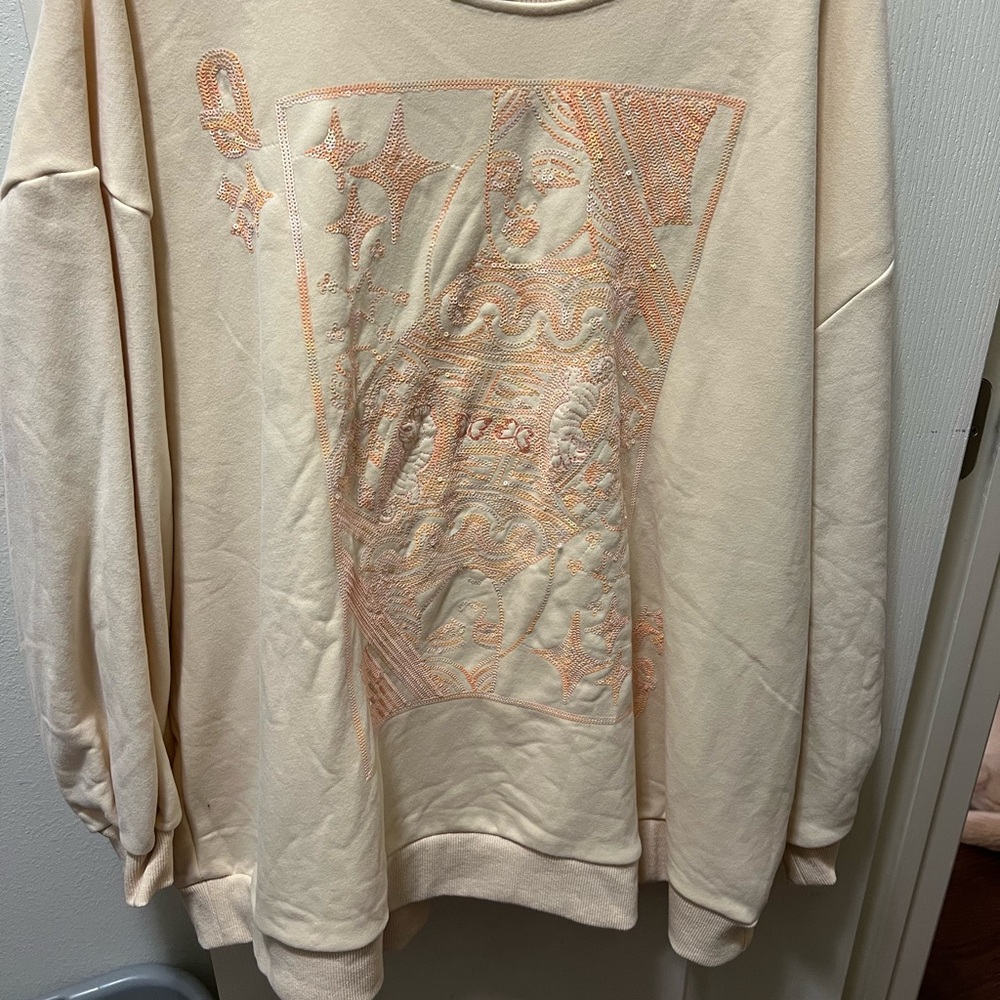 Queen of Sparkles Queen Card Sweatshirt